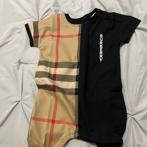 Baby Burberry overall (onesie)